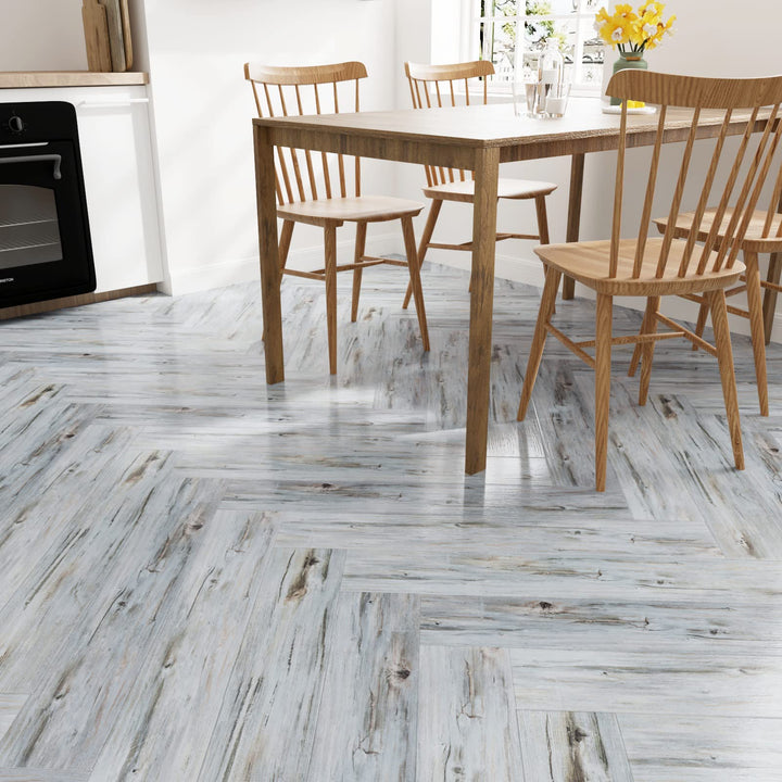 STICKEEP Peel and Stick Bathroom Floor Tiles 16 PCS Vinyl Tiles Peel and Stick Floor Tile Waterproof Laminate Flooring Sticky Tiles for Floor Vinyl Plank Temporary Flooring for Renters Bedroom Kitchen