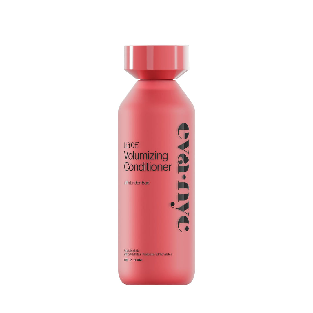 Eva NYC Volumizing Conditioner for Thin Fine Hair - Instant Volume - Lightweight Formula for Thicker Looking Strands - Volumize + Hydrate Hair - Sulfate + Paraben Free - Salted Citron Scent - 10 fl oz