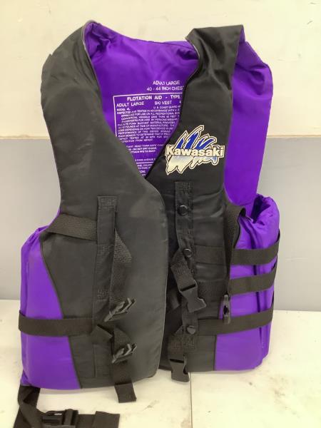Kawasaki Adult Large Ski Vest - Purple Retail $74.99