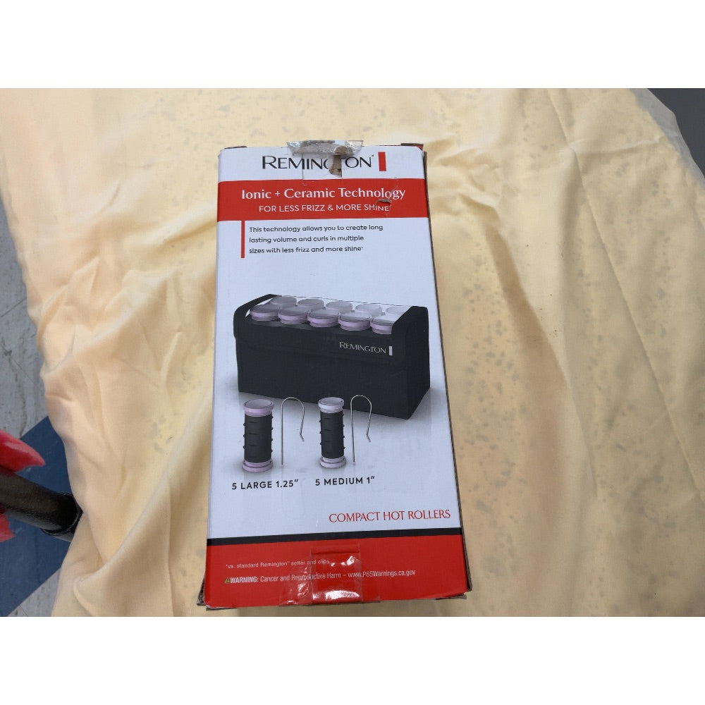 Remington Compact Hot Rollers, Ionic Ceramic, J-Clip, Travel Case