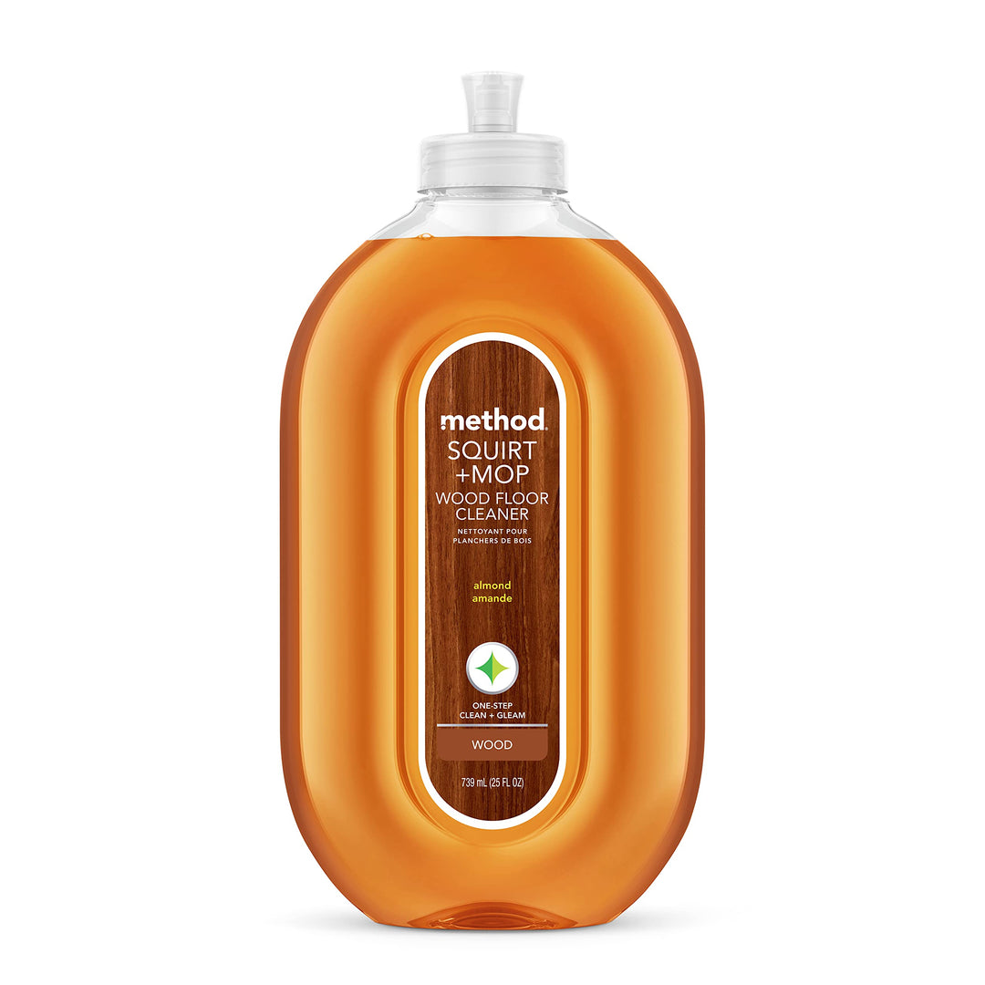 Method Squirt + Mop Hardwood Floor Cleaner, Almond, 25 Ounce