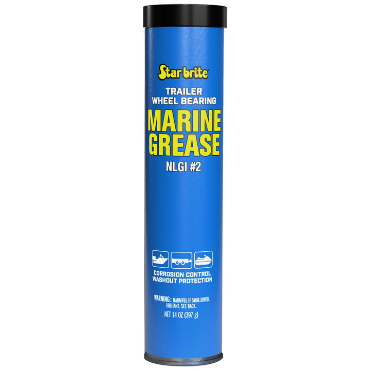 STAR BRITE Wheel Bearing Grease - Boat Trailer Marine Grade - 14 OZ Grease Gun Cartridge (026014)