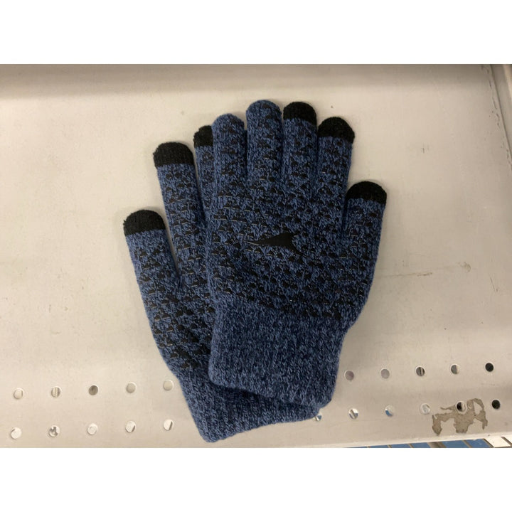 Achiori Gloves - Touchscreen Compatible, Knit - Blue