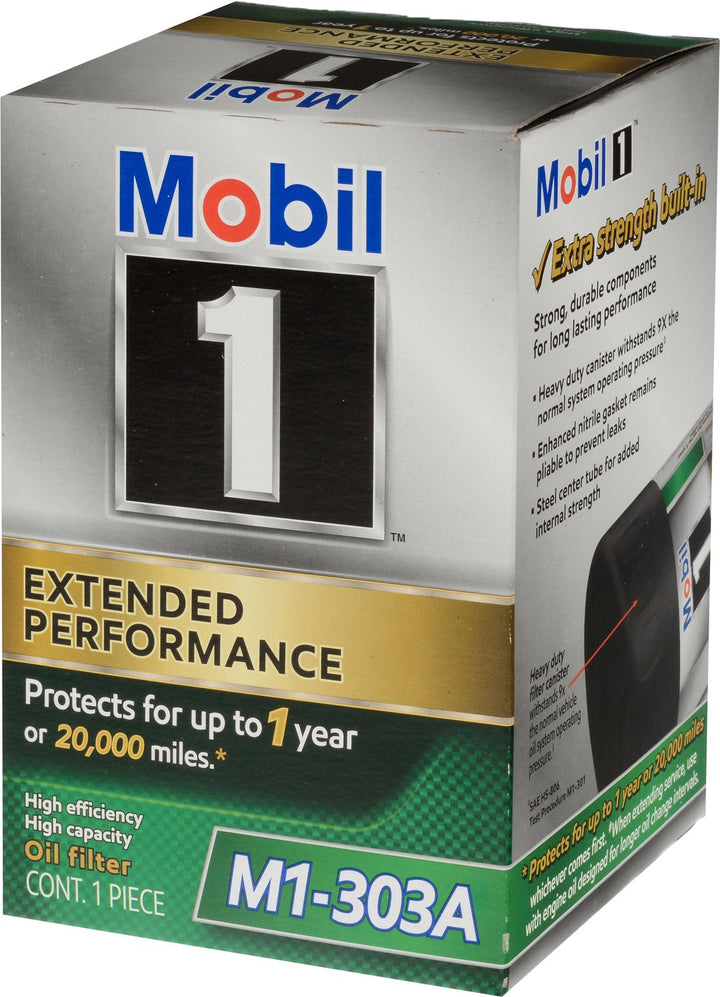 Mobil 1 M1-303A Extended Performance Oil Filter, 1 Pack