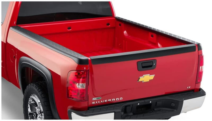Bushwacker Ultimate BedRail Caps - Factory w/o Stake Holes | 2-Piece Set, Black, Smooth Finish | 49517 | Fits 2007-2013 Chevrolet Silverado 1500 Fleetside; 07-14 Silverado 2500 HD/3500 HD w/ 6.6' Bed Retail $169.99