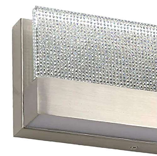 allen + roth 3-Light Nickel Modern/Contemporary Vanity Light Retail $43.33