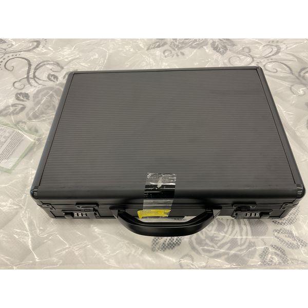 Amazon Basics Aluminum Case - Combination Lock, Black Retail $49.99