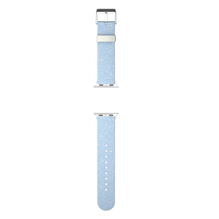 MobyFox Silicone Watch Band - compatible Apple Watch Band for iWatch Series 11 10 9 Ultra 8 7 6 5 4 3 2 1 SE - (Sky Blue) Retail $9.94