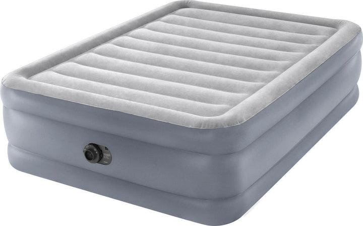 Intex Queen 20 Inch Dura-Beam Deluxe Raised Air Bed Mattress with Built-in Pump Retail $59.88