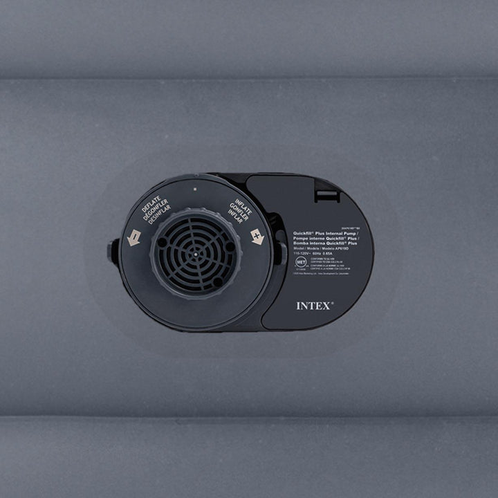 Intex Queen 20 Inch Dura-Beam Deluxe Raised Air Bed Mattress with Built-in Pump Retail $59.88