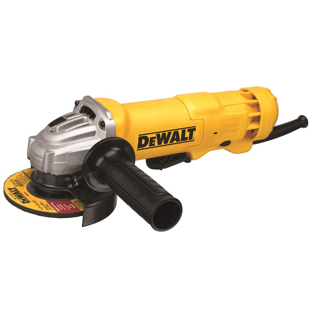 DEWALT Angle Grinder, 4-1/2-Inch, 11-Amp, 11,000 RPM, With Dust Ejection System, Corded (DWE402W) Retail $131.02