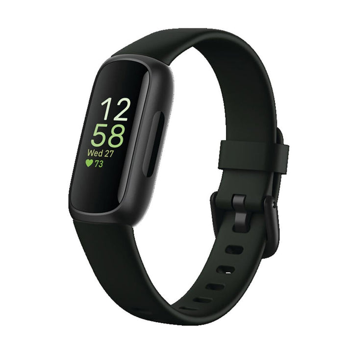 Fitbit Inspire 3 Health &-Fitness-Tracker with Stress Management, Workout Intensity, Sleep Tracking, 24/7 Heart Rate and more, Midnight Zen/Black One Size (S & L Bands Included) Retail $99.95