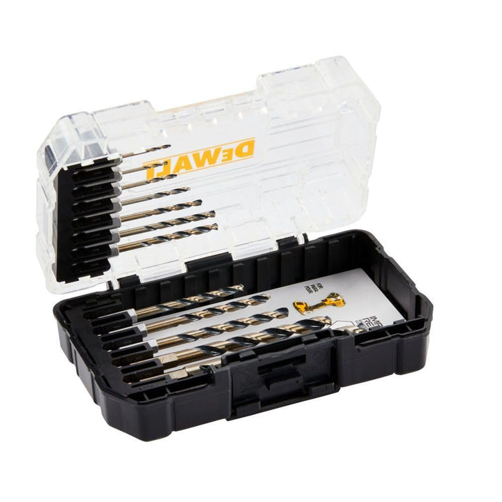 Dewalt Black & Gold Impact Ready Metal Drill Bit 12Pc Set