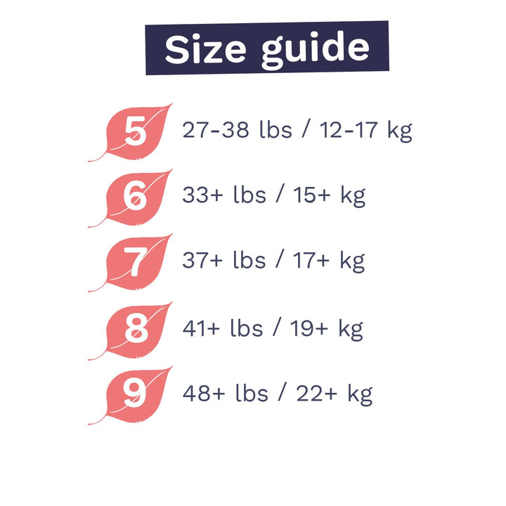 Pura Hypoallergenic Diaper Pants Size 6 (33+ lbs) Overnight, up to 12 Hours Leak Protection, Suitable for Sensitive Skin, Totally Chlorine Free, Soft Organic Cotton, 3 Packs of 17 (51 Pull Up Pants) Retail $39.87