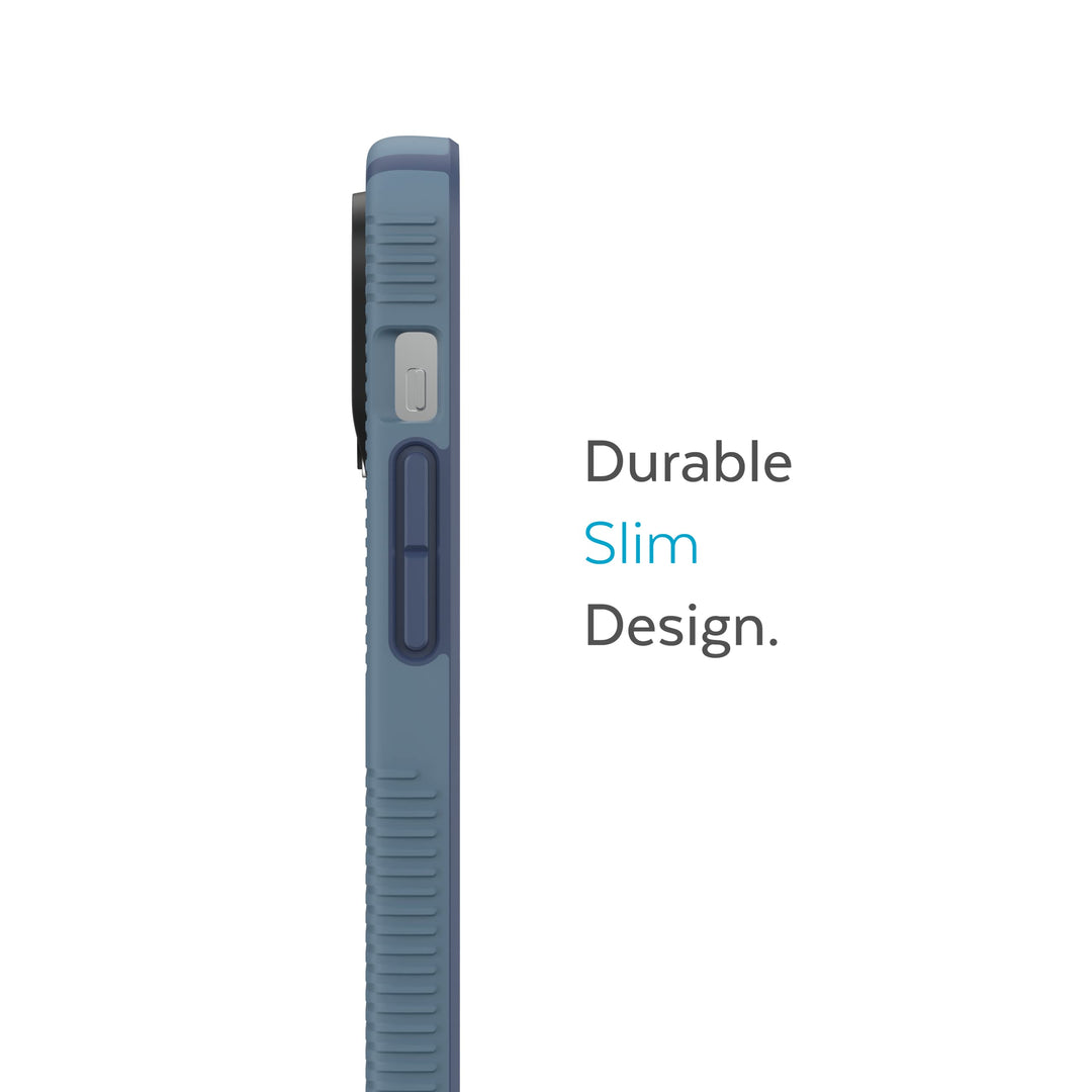 Speck iPhone 14 Pro Case - Drop Protection, Built for MagSafe, Scratch Resistant - No Slip Grip with Soft Touch Coating iPhone 14 Pro 6.1 Inch - Mystery Blue/Faded Denim CandyShell Pro Retail $39.95