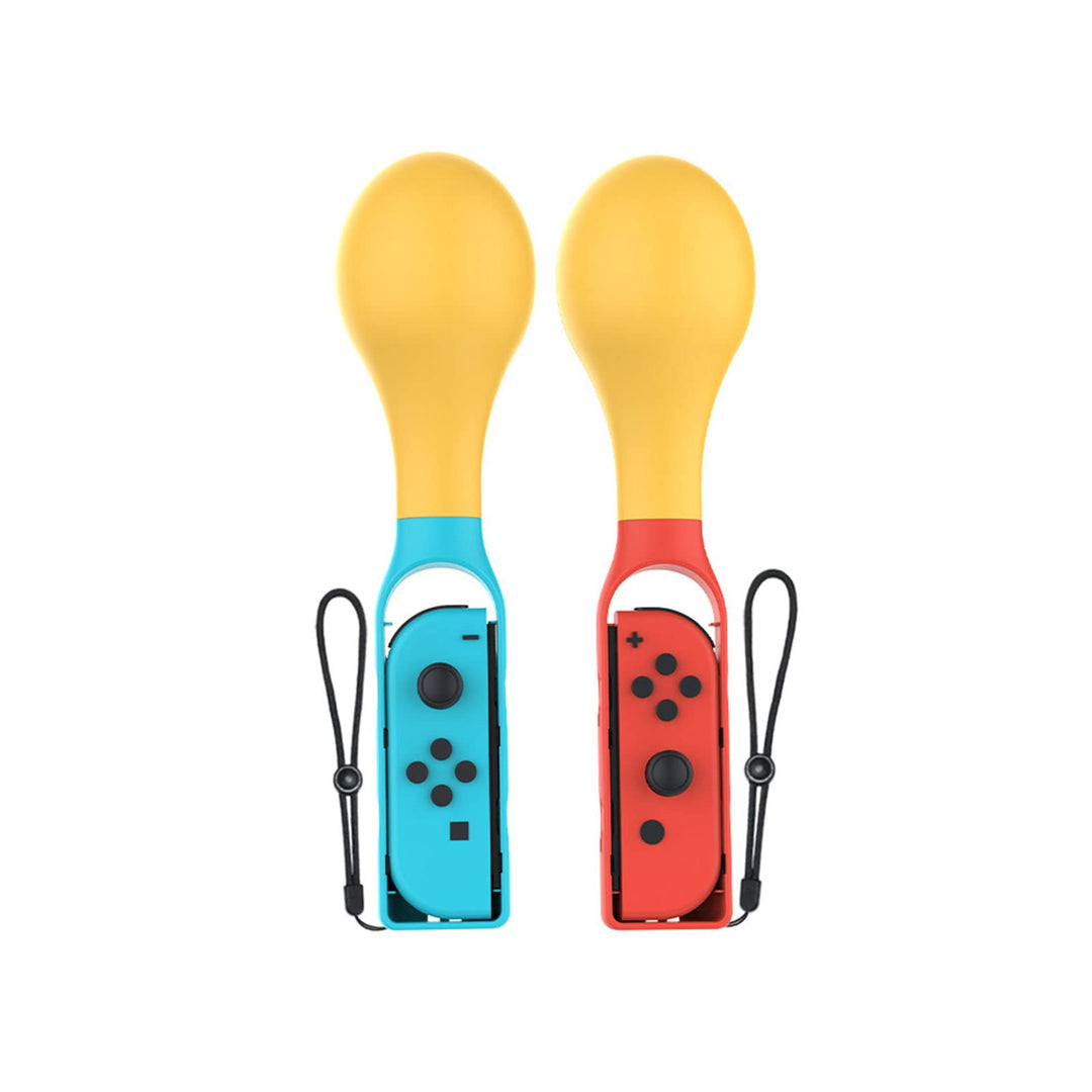 KETAN Enhance Your Gaming Switch Controller Grips for Samba de Amigo: Party Central - Compatible with Samba Maracas Games - Burlywood Color Retail $10.00