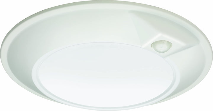 Juno JSBT 6-Inch SlimBasics Tapered Disk Downlight, Switchable + PIR Sensor, White (1 Pack) Retail $15.99