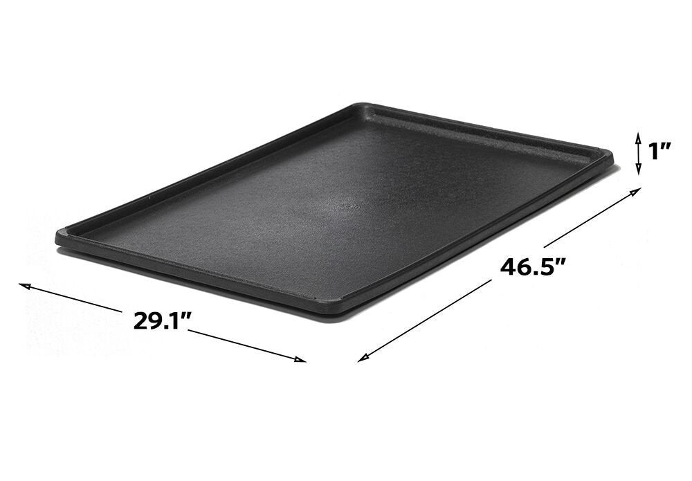 MidWest Homes for Pets 48-Inch Replacement Pan, Measures 46.5 x 29.1 x 1 Inches, Universal Leak-Proof Tray for Dog Crates & Multi-Purpose Use, Fits Most Standard 48" Wire Crates Retail $19.39