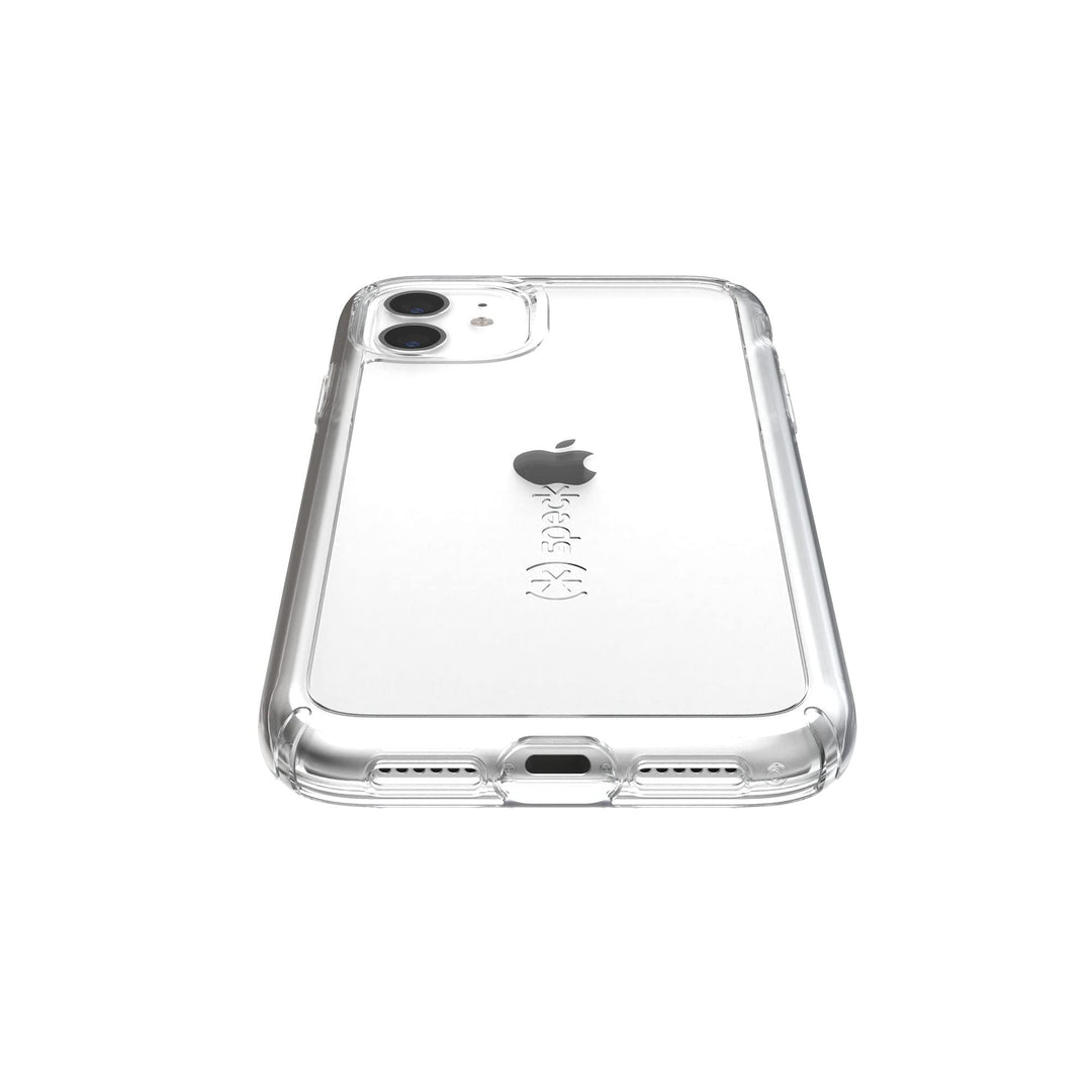 Speck Gemshell Bumper iPhone 11/XR Case - Shock-Absorbent, Clear Glass Retail $15.00