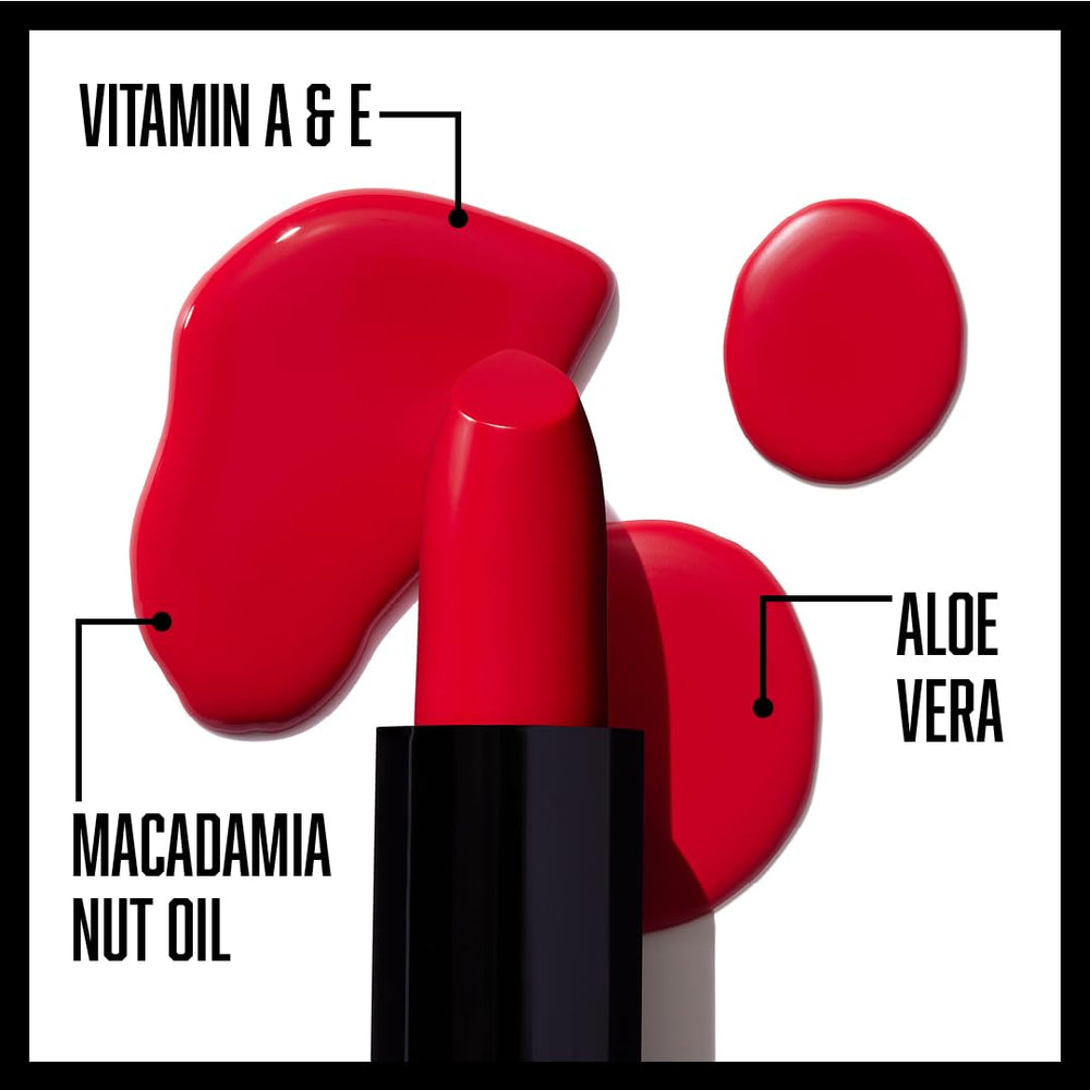 wet n wild Silk Finish Lipstick, Hydrating Rich Buildable Lip Color, Formulated with Vitamins A,E, & Macadamia for Ultimate Hydration, Cruelty-Free & Vegan - Black Orchid Retail $1.39