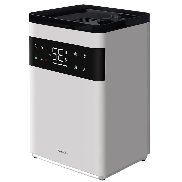 Homedics Premium Warm & Cool Mist Ultrasonic Topfill Humidifier, 58 Hour Runtime Retail $63.00