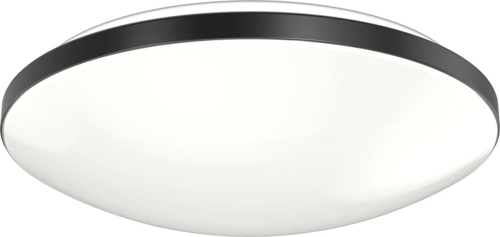 Juno 11 Inch Round LED Flush Mount Ceiling Light, Low Profile Modern Ceiling Light Fixture, Selectable 2700K/3000K/3500K/4000K/5000K Color Temperature, Dimmable, White (FMLR 11IN SWW5 90CRI WBT M4) Retail $35.99