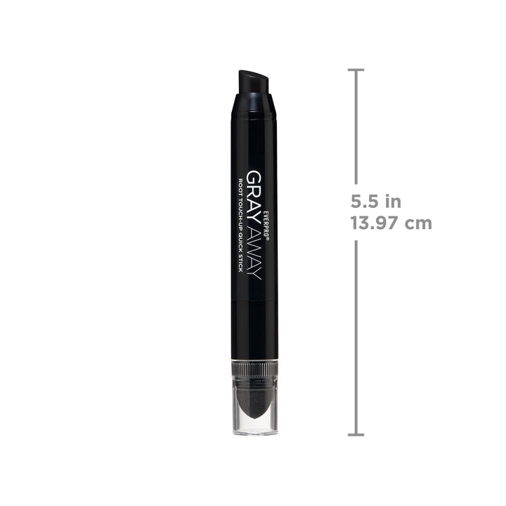 EVERPRO Gray Away Root Touchup Quick Stick, Black, 0.1 Oz