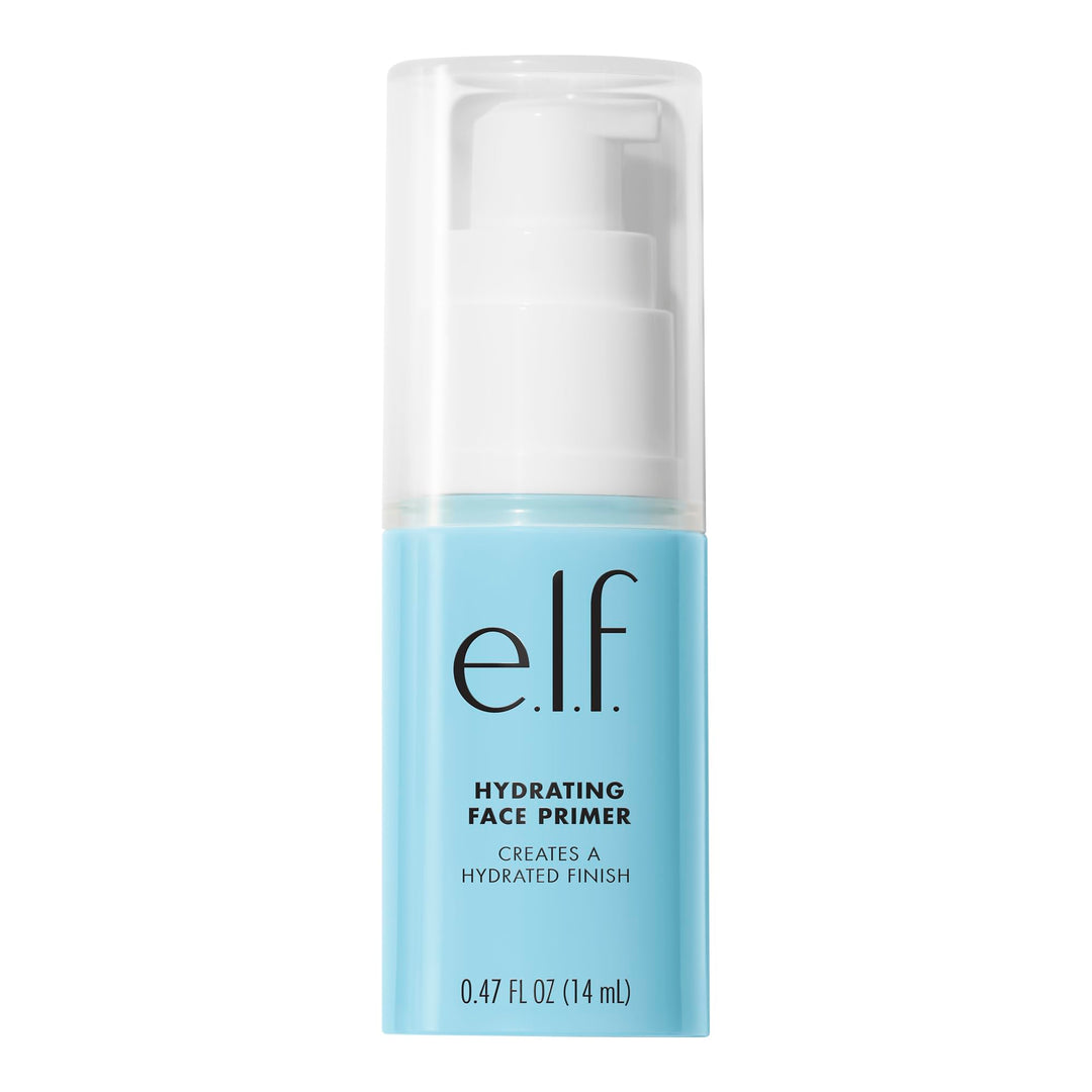 e.l.f. Hydrating Face Primer, Makeup Primer For Flawless, Smooth Skin & Long-Lasting Makeup, Fills In Pores & Fine Lines, Vegan & Cruelty-free, Small Retail $9.00