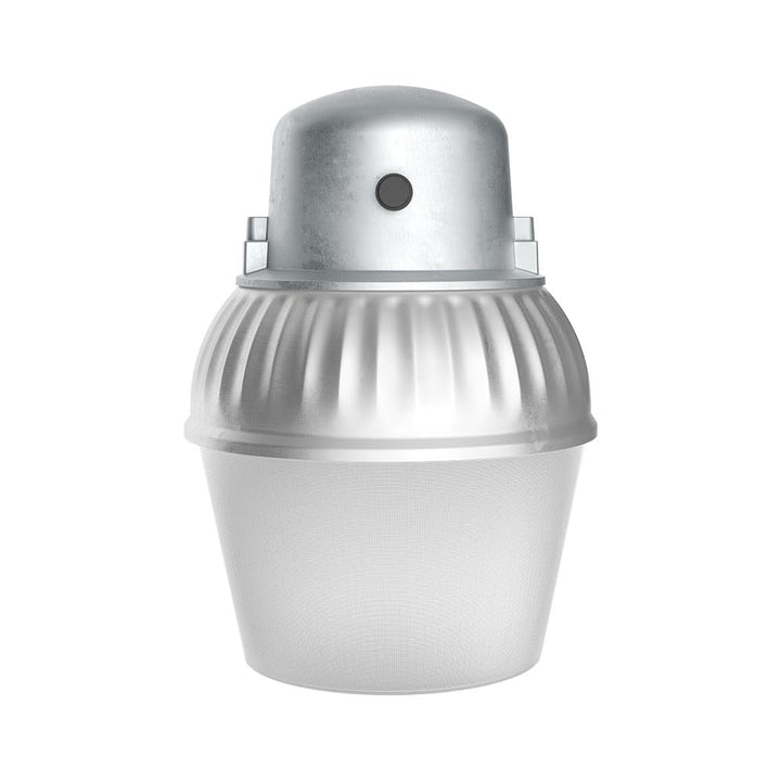 Lithonia Lighting LED Outdoor Flood Light Fixture, Exterior Dusk to Dawn Security Light with Photocell Sensor, Pole or Wall Mount, 3500 Lumens, 5000K Daylight, Gray (OALS10)
