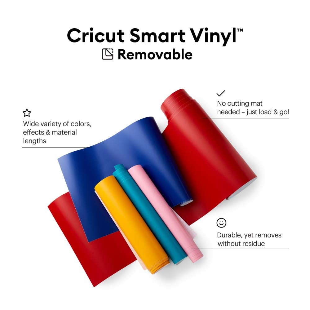 Cricut Smart Removable Vinyl, Maize Yellow - 3ft Roll (13'x36') for Explore and Maker 3 - Matless Cutting for Long cuts up to 12ft