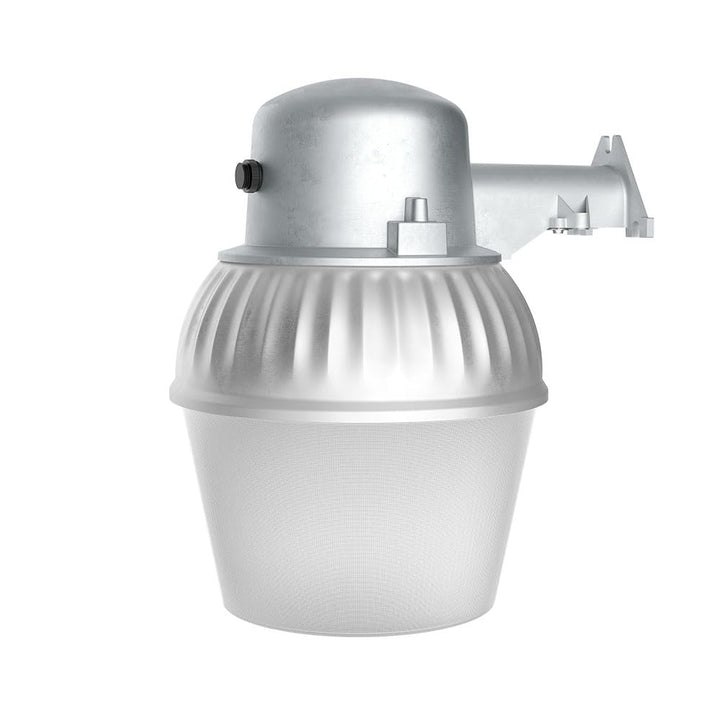 Lithonia Lighting LED Outdoor Flood Light Fixture, Exterior Dusk to Dawn Security Light with Photocell Sensor, Pole or Wall Mount, 3500 Lumens, 5000K Daylight, Gray (OALS10)