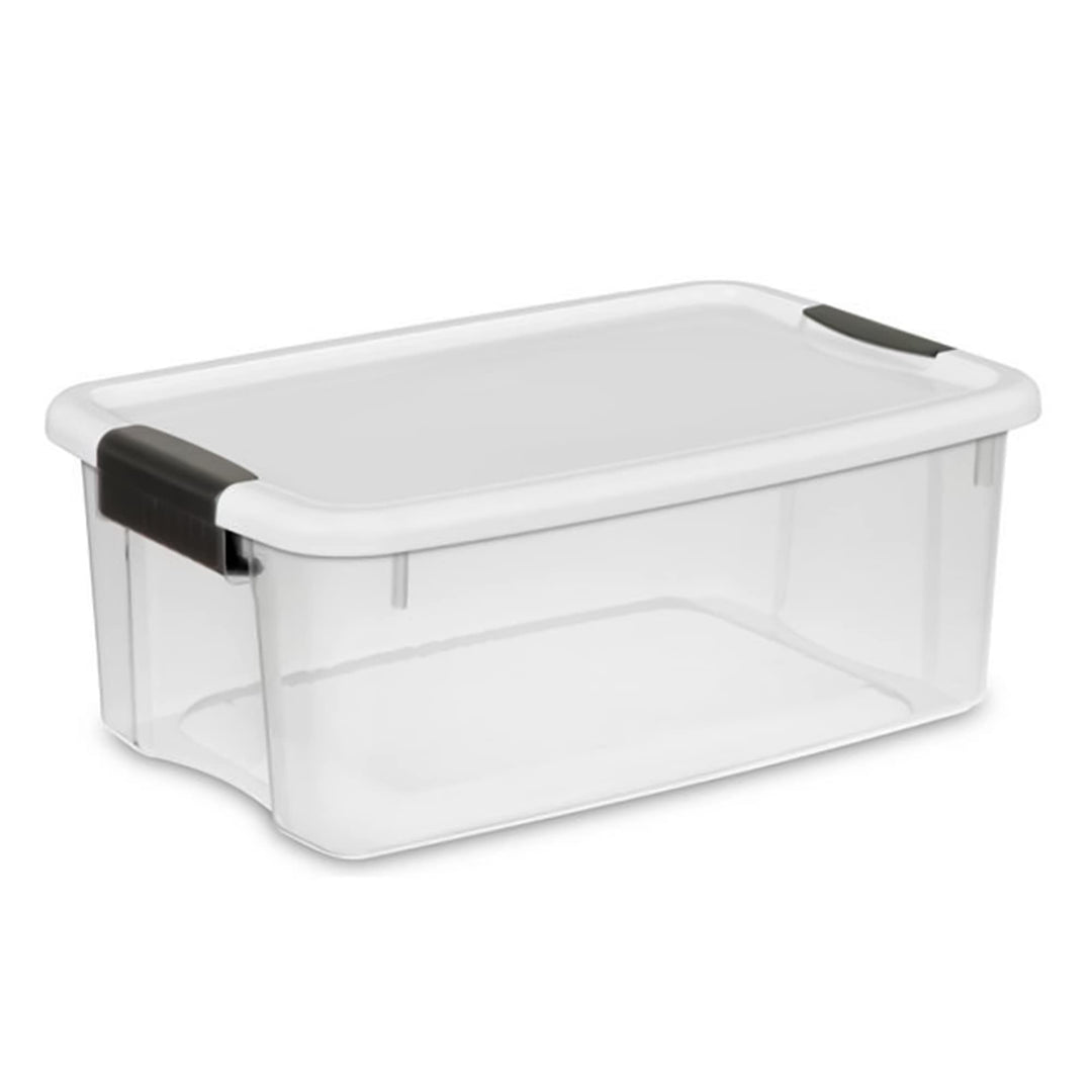 STERILITE 19848006 Ultra Storage Tote with Titanium latches, 18 Quart Retail $15.83
