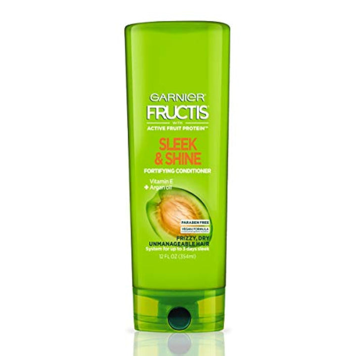 Garnier Fructis Sleek and Shine Conditioner, Frizzy, Dry, Unmanageable Hair, 12 fl; oz. Retail $3.49