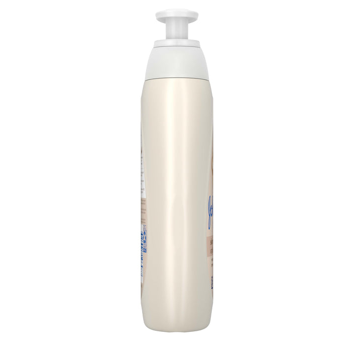 Johnson's Skin Nourishing Baby Lotion, Vanilla & Oat Scents, Hypoallergenic Baby Body Lotion for 72 Hour Hydration Until Baby's Next Bath Moisturizes & Protects from Dryness, 16.9 fl. oz