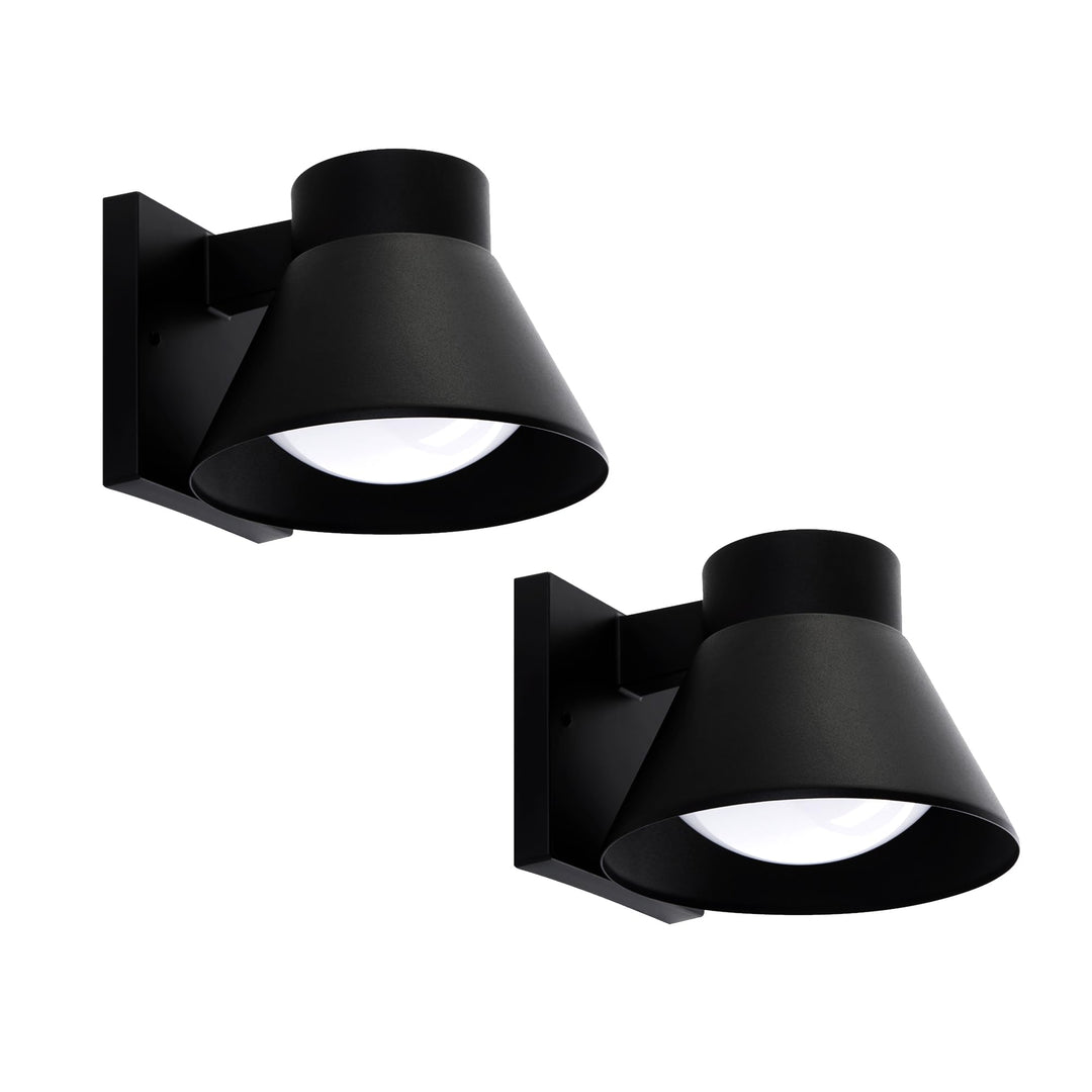 UME 2 Pack LED Outdoor Wall Light Fixtures, Black Front Porch Lights Wall Mount Lighting, Exterior Waterproof Wall Lantern Light Fixture Anti-Rust Farmhouse Wall Sconce for Patio, Doorway, Garage Retail $39.99