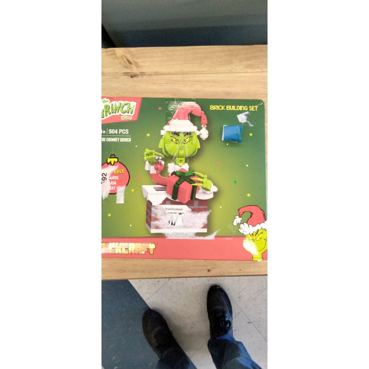 Brickcraft x The Grinch Up The Chimney Brick Building Set â€“ 504 Pieces