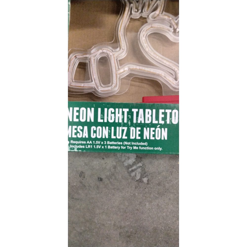 Ranch Neon Light Tabletop Deer Heart Retail $15.00