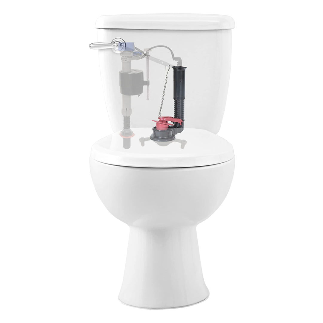 Fluidmaster K-507A-008 Universal 2-Inch Adjustable Toilet Flush Valve Repair Kit with Toilet Tool Multicolor Retail $18.79
