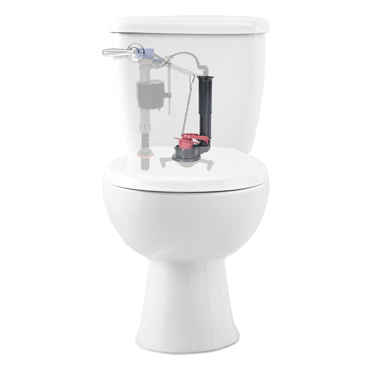 Fluidmaster K-507A-008 Universal 2-Inch Adjustable Toilet Flush Valve Repair Kit with Toilet Tool Multicolor Retail $18.79