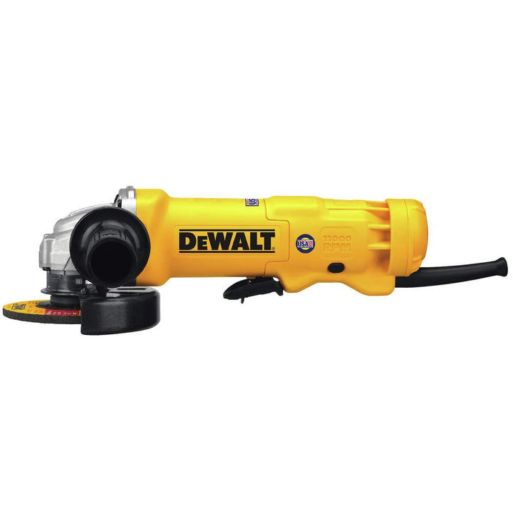 DEWALT Angle Grinder, 4-1/2-Inch, 11-Amp, 11,000 RPM, With Dust Ejection System, Corded (DWE402W) Retail $131.02