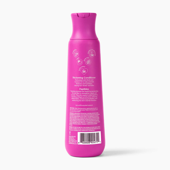 V&Co. Beauty Hair Thickening Conditioner with Peptide Technology, 12 oz, All Hair Types, Anti-Thinning Conditioner