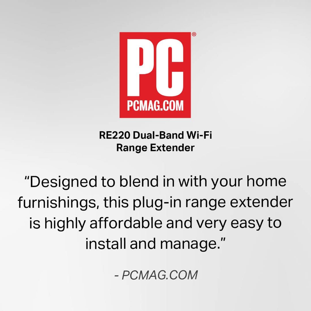 TP-Link WiFi Extender with Ethernet Port, Dual Band 5GHz/2.4GHz, Up to 44% More Bandwidth Than Single Band, Covers Up to 1200 Sq.ft and 30 Devices, Signal Booster Amplifier Supports OneMesh(RE220)