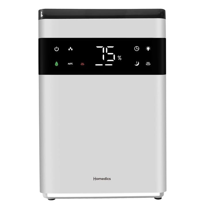 Homedics Premium Warm & Cool Mist Ultrasonic Topfill Humidifier, 58 Hour Runtime Retail $63.00