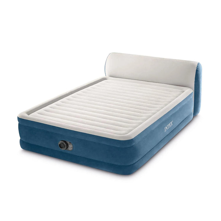 Intex Queen Dura-Beam Deluxe Series Comfort Headboard Airbed with Internal Pump Retail $53.00