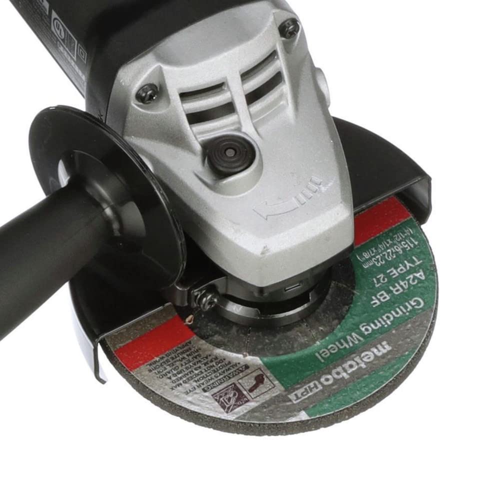 Metabo HPT 4-1/2-Inch Angle Grinder, Includes 5 Grinding Wheels & Hard Case, 6.2-Amp Motor, Compact & Lightweight, G12SR4 Retail $69.00