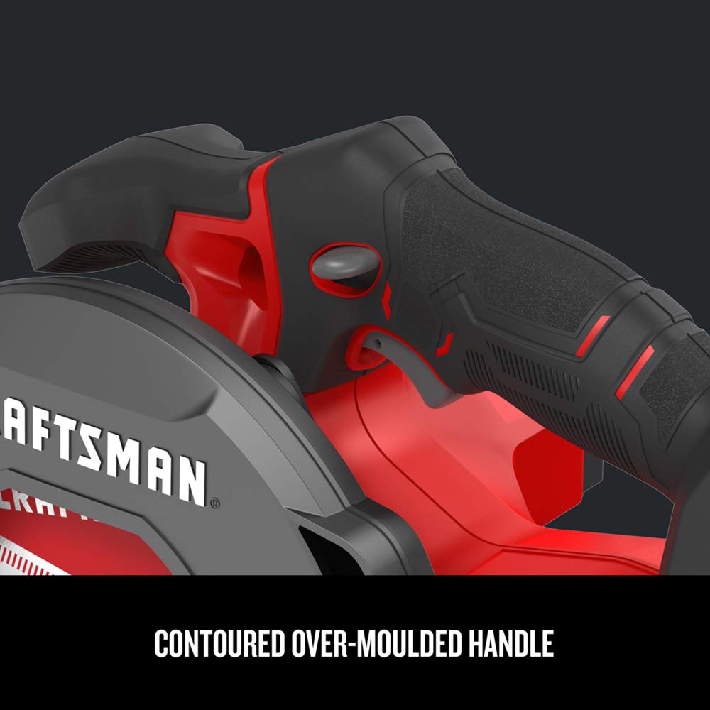 CRAFTSMAN V20 Cordless Circular Saw, 6-1/2 inch, Bare Tool Only (CMCS500B) Retail $109.00