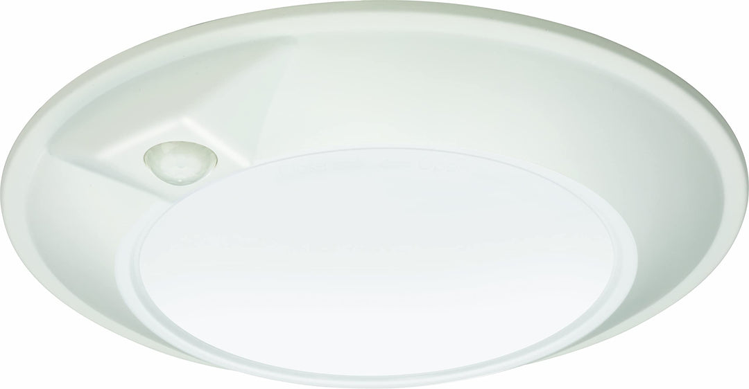 Juno JSBT 6-Inch SlimBasics Tapered Disk Downlight, Switchable + PIR Sensor, White (1 Pack) Retail $15.99