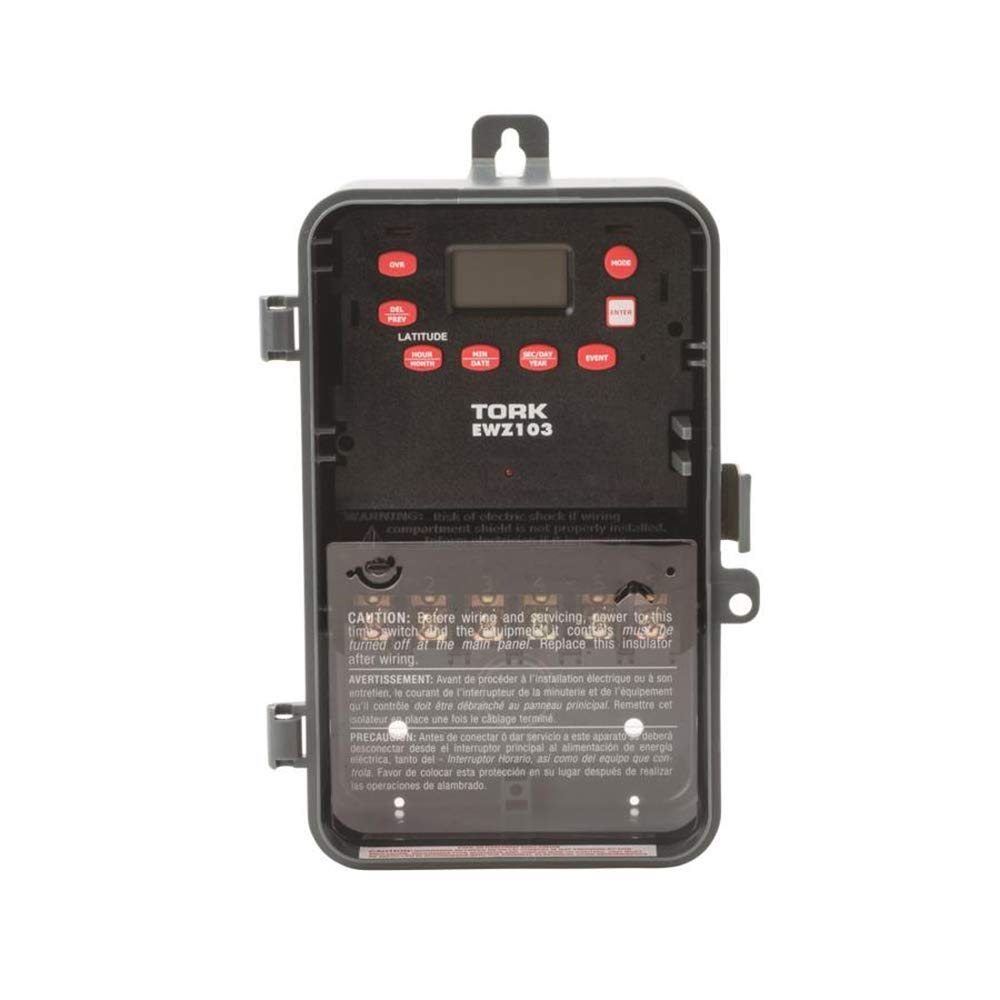EWZ Series Multipurpose Control Astronomic 7 Day Time Switch, 120-277 VAC Input Supply, 1 Channel, DPST Output Dry Contact Retail $120.98