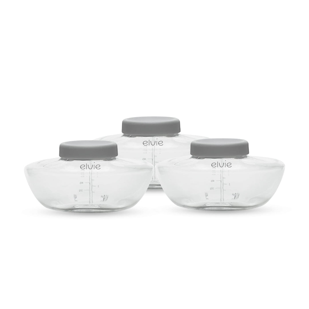 Elvie Pump - Breastmilk Storage Bottles - BPA Free - Breast Feeding Essentials - 3 Pack Retail $25.99