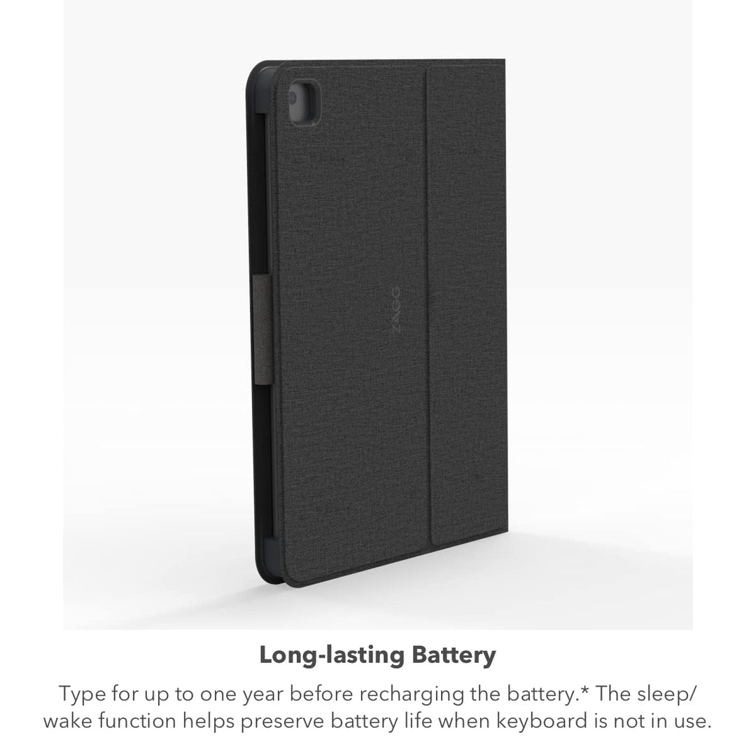 ZAGG Messenger Folio 2 Tablet Keyboard & Case, Laptop-Style Keys, Built-in Stand for iPad 11" (A16) & 10.9-inch 10th GEN iPad